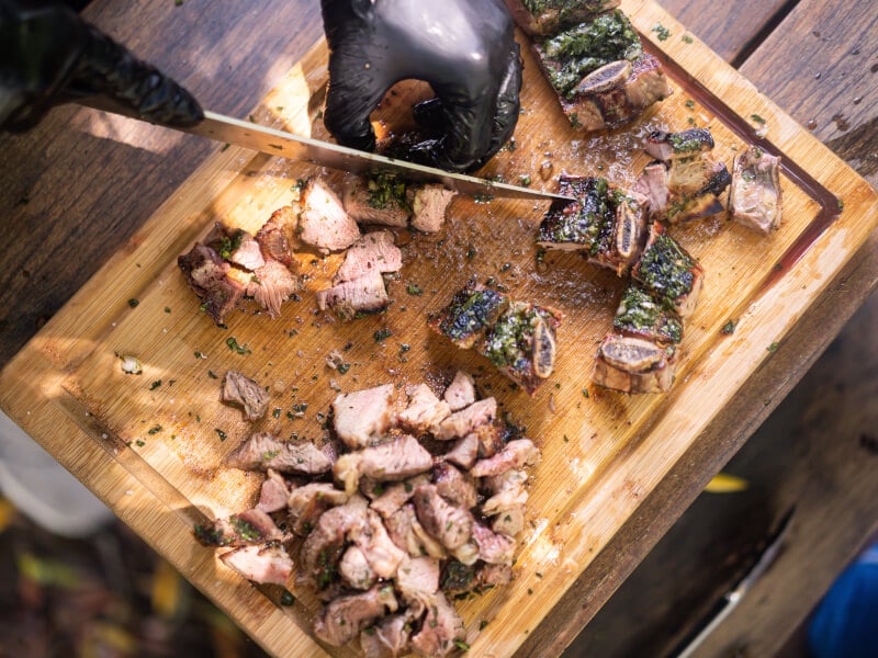 BBQ cooking